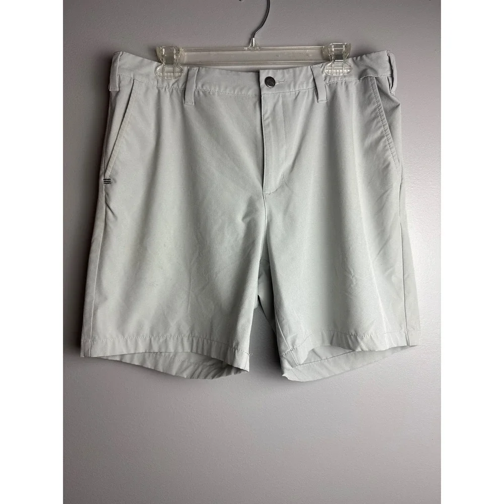 Adidas Golf Shorts Mens 34 Light Gray Good Performance Lightweight Active